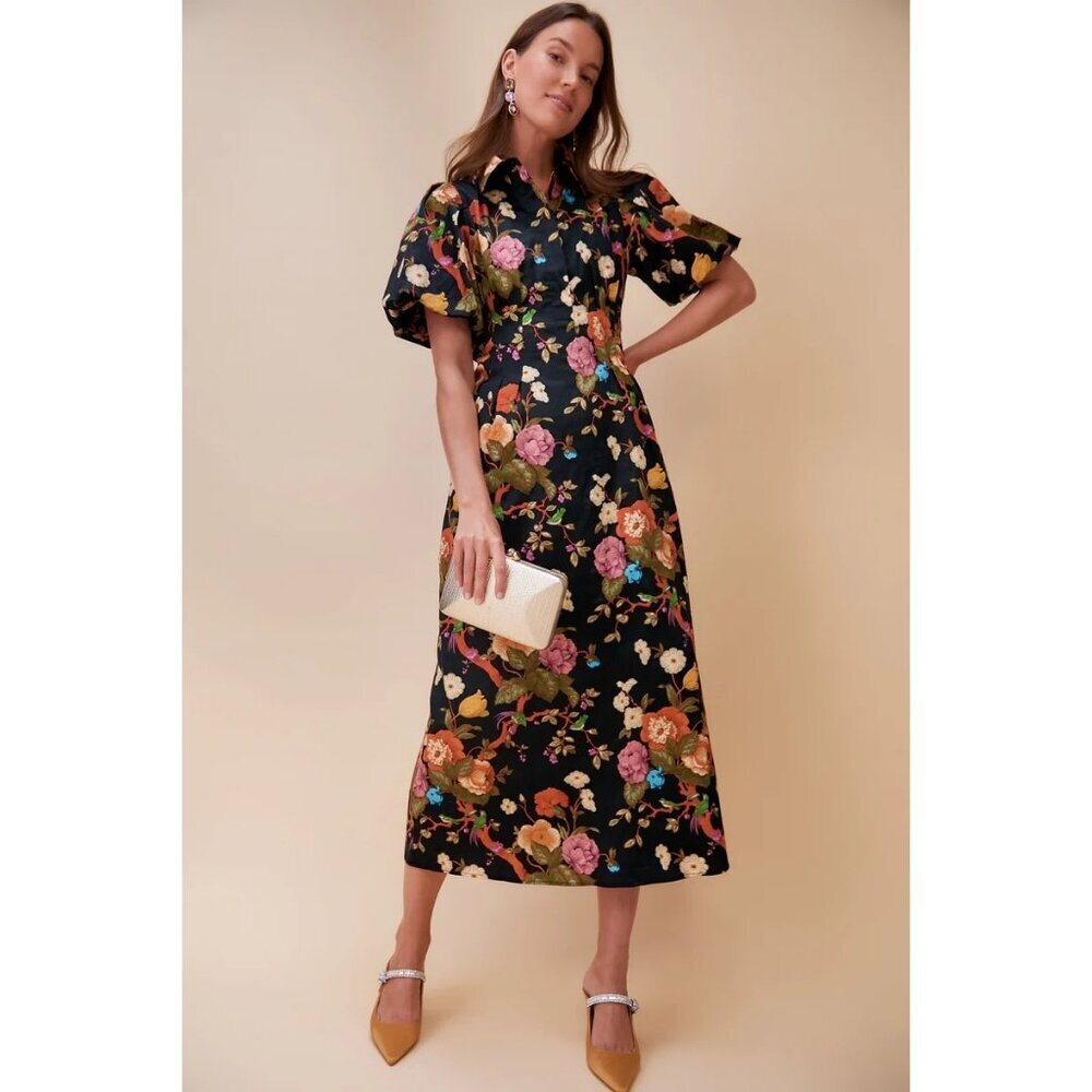 NWT Tuckernuck Baroque Floral Delaney Dress Size XXS Birds